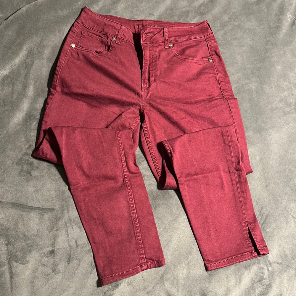 Maurice’s High Rise Maroon Jeans